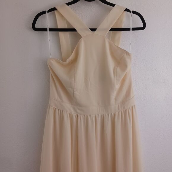 Lulus Air of Romance Cream Maxi Dress size L - Picture 5 of 11